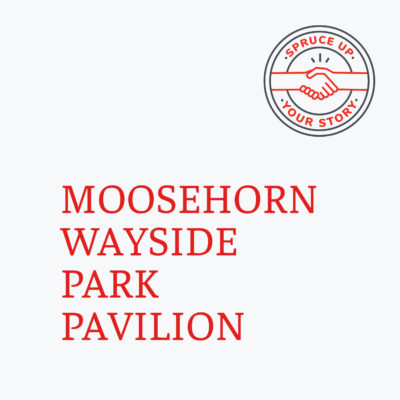 Red River Mutual's Spruce Up Your Story 2020 winner Moosehorn Wayside Park Pavilion in Moosehorn Manitoba