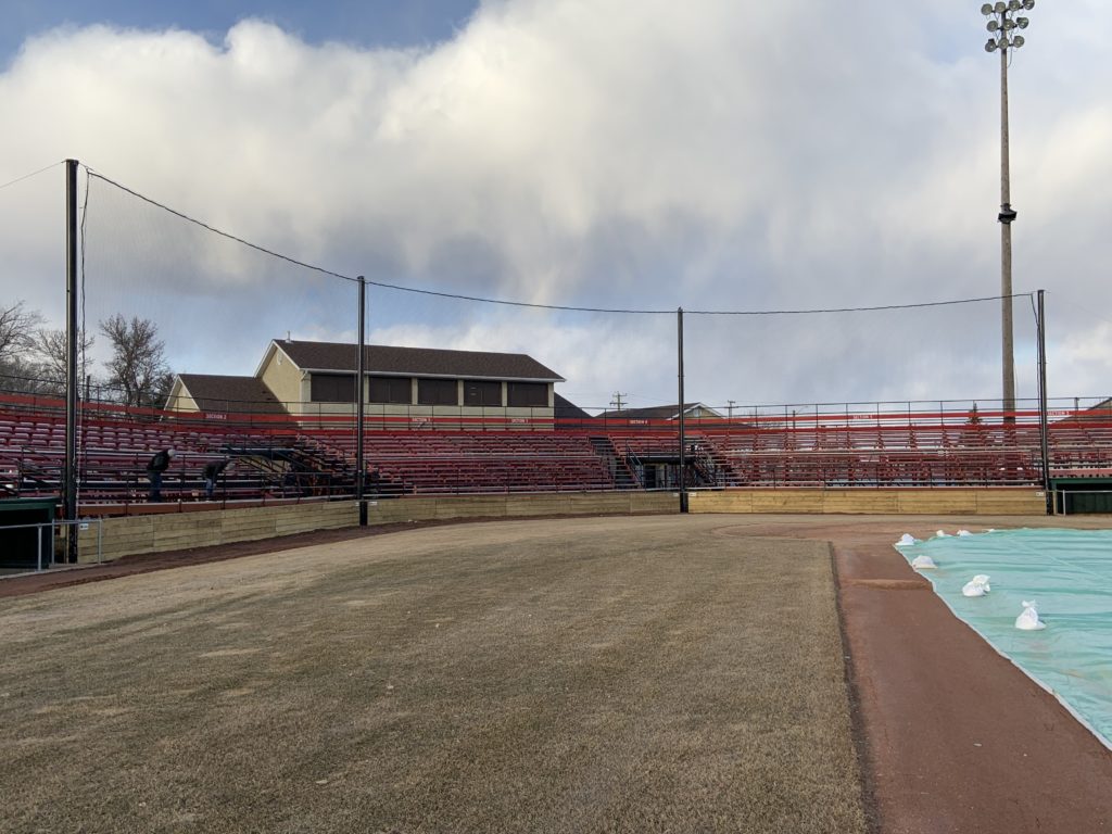 Andrews Field in Brandon Manitoba gets a Spruce Up Your Story Upgrade from Red River Mutual